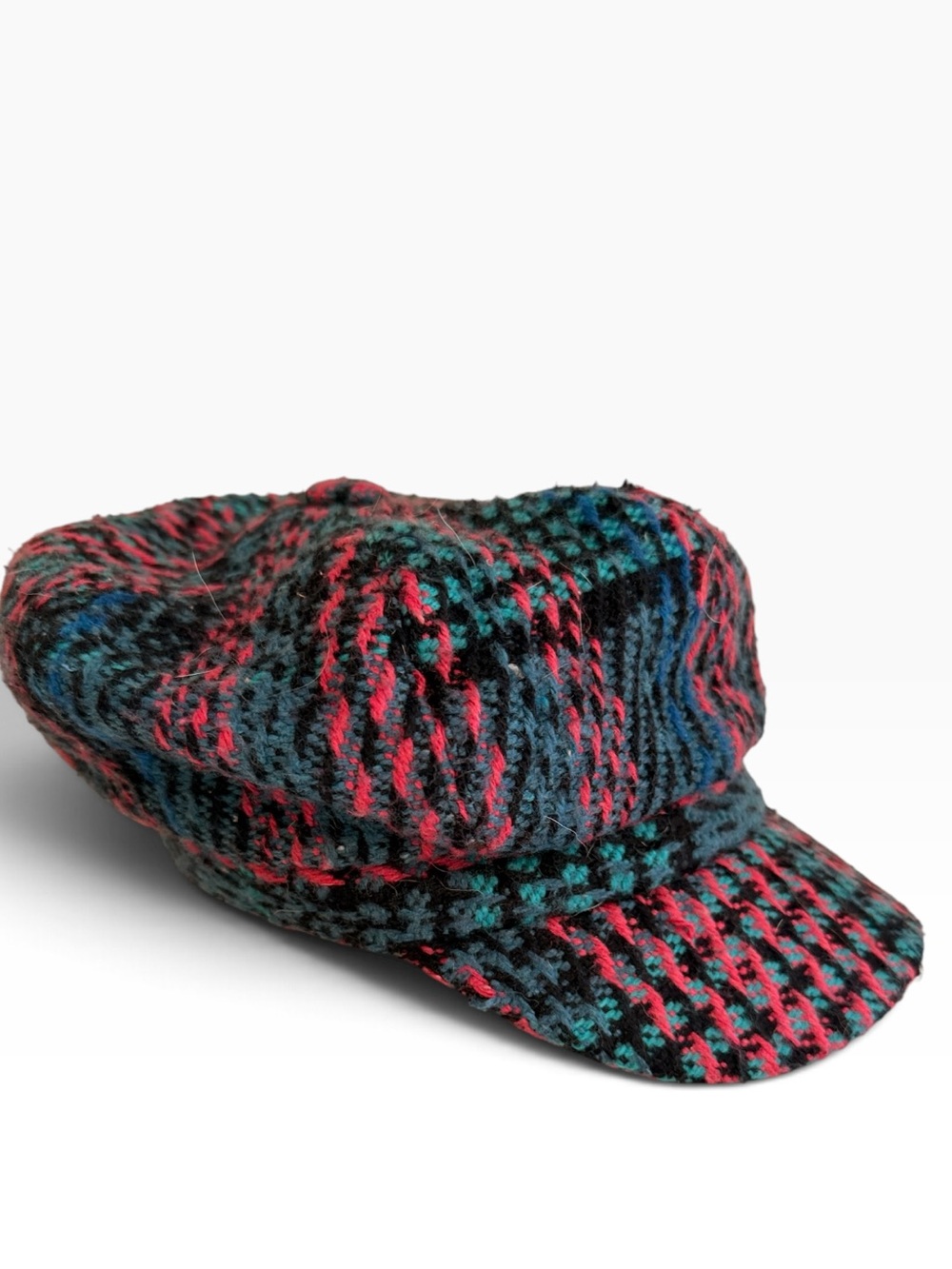 Shandon Multicolor Tweed Baker Boy Cap O/S